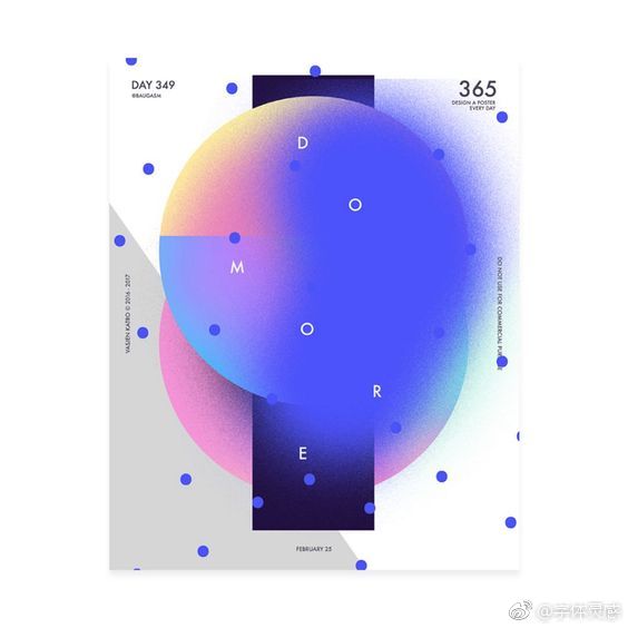 圆形元素海报设计