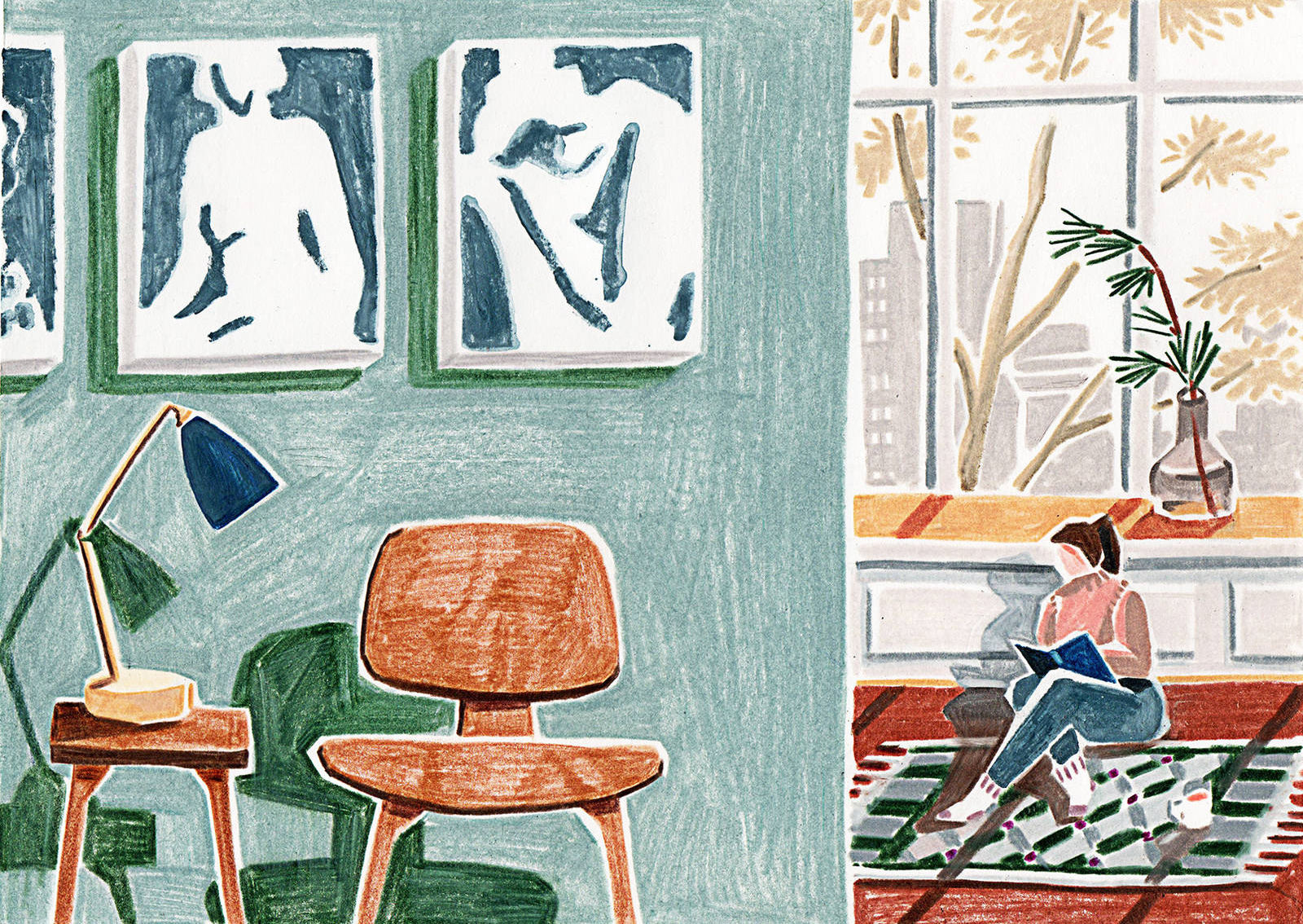 青葱色的清新季节来自画师jeongsuji