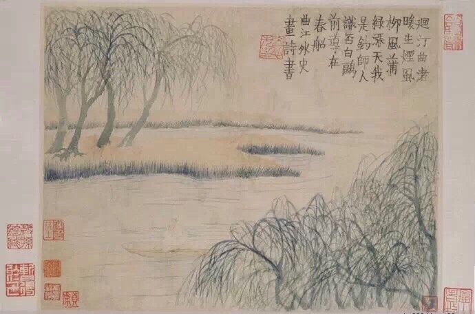 金农· 画荷塘忆旧