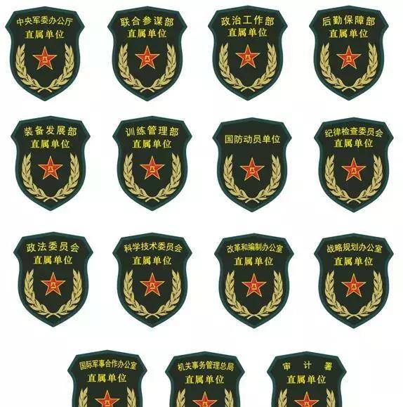 解放军臂章 直属单位图片