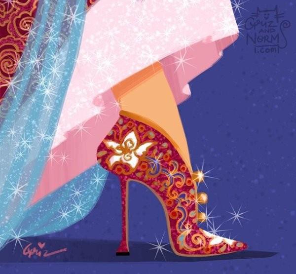 迪士尼|高跟鞋|公主们_新浪新闻