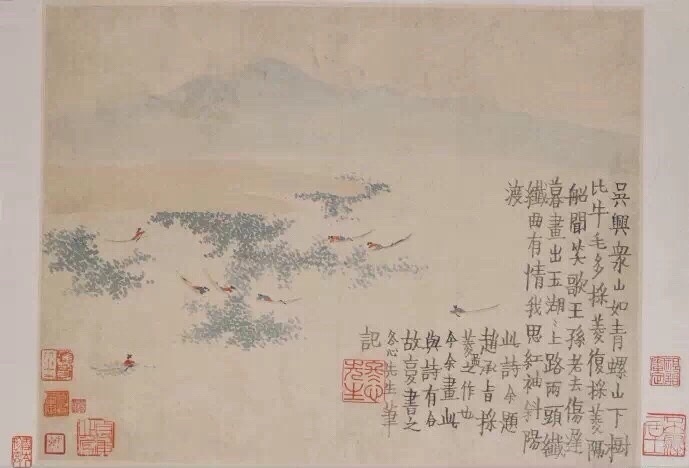 金农· 画荷塘忆旧