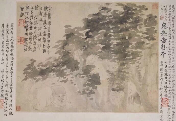 金农· 画荷塘忆旧