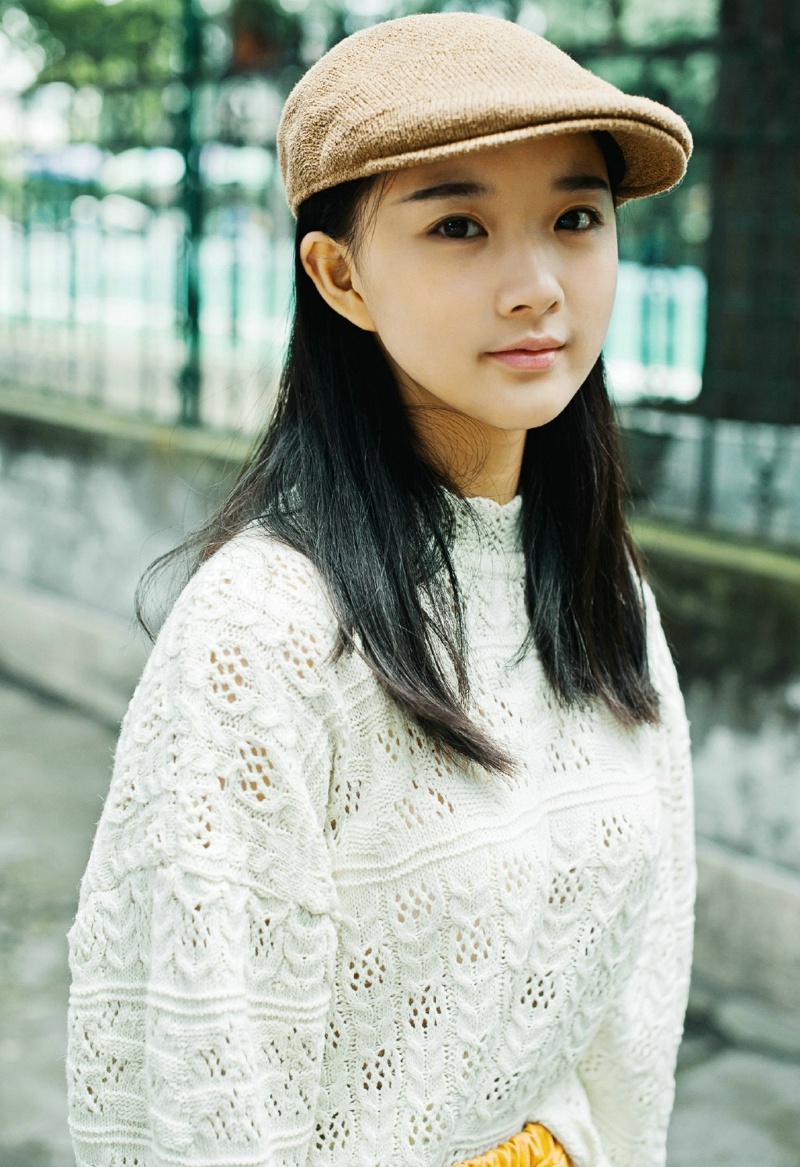 元气英伦风少女高挑森系复古写真