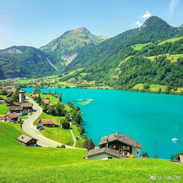 瑞士童话般的小镇龙根lungern
