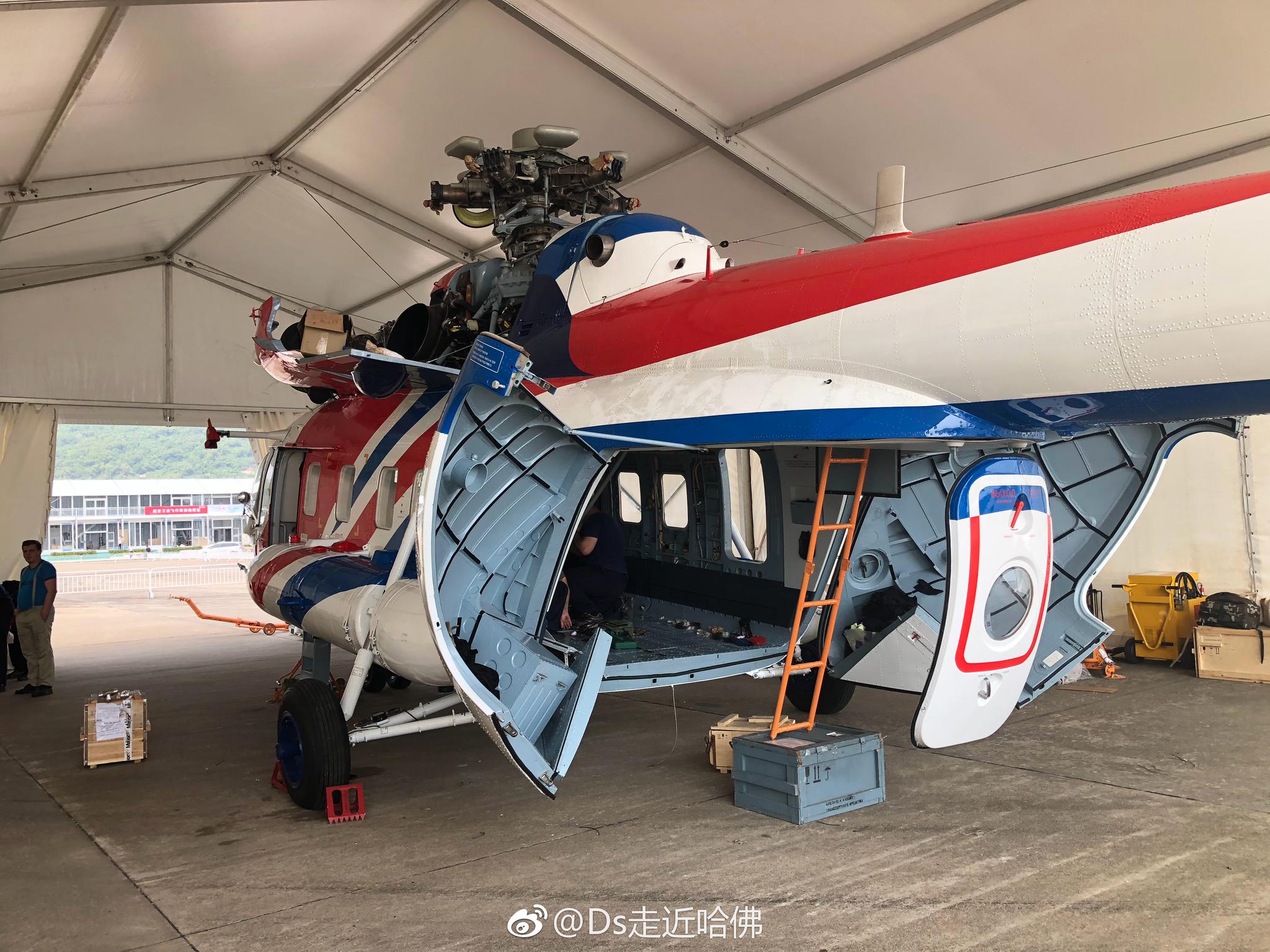 珠海航展抢先看.俄罗斯直升机公司的最新米171a2直升机