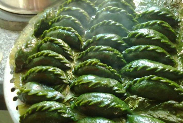 清明果又名青团,"清明粑"(江西),"清明馍馍"