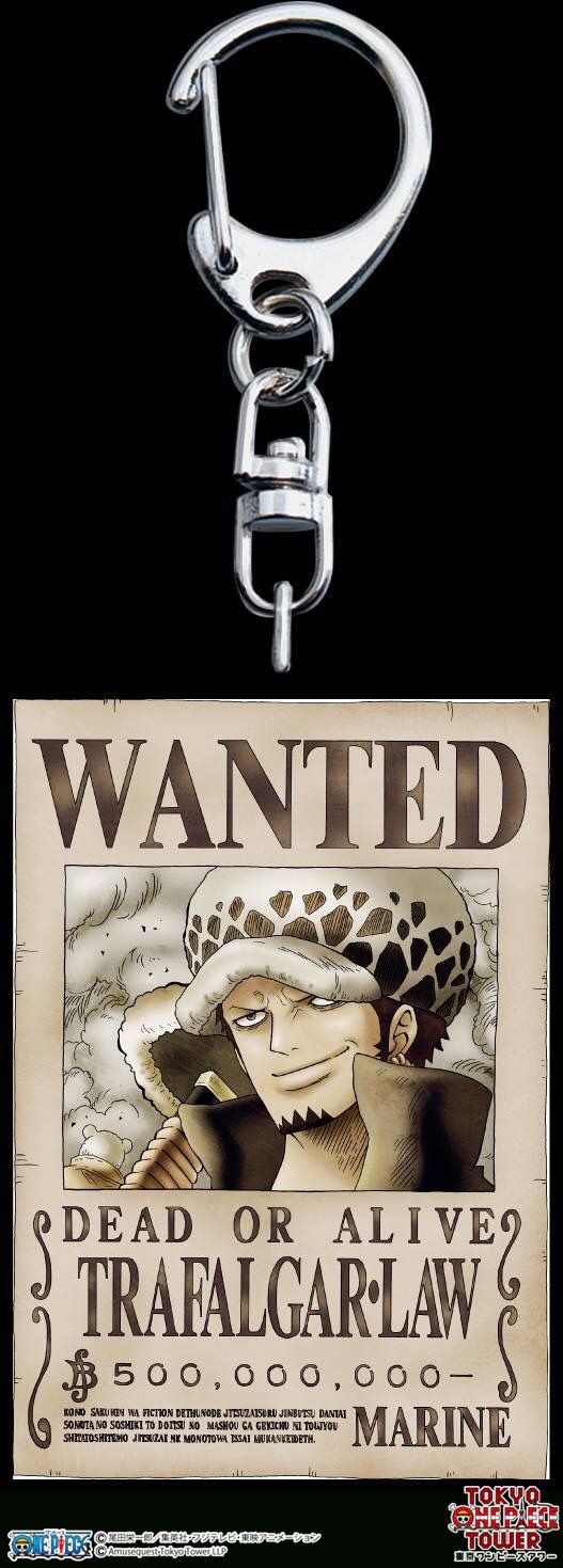 东京op塔草帽商店今日上架特拉法尔加罗5亿贝里悬赏金和波特卡斯d