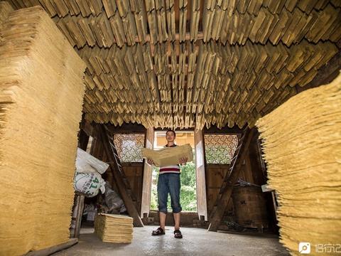 藏在深山中的明朝纸作坊，古法纸没人要只能当冥纸|冥纸|皮纸|石磨_新浪新闻