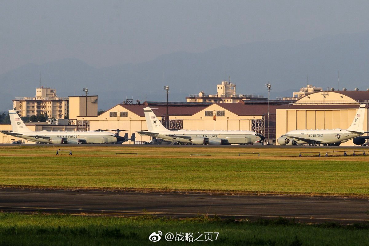 今天早上的日本横田空军基地