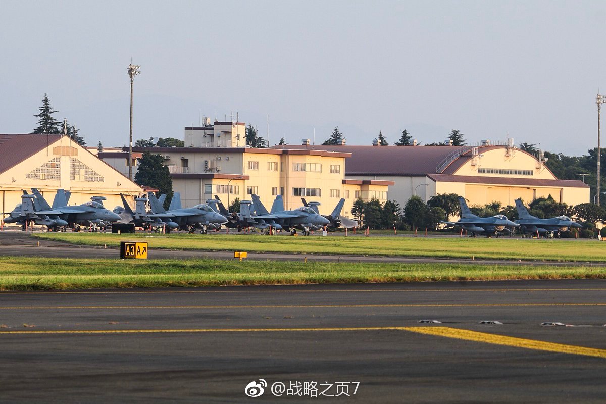 今天早上的日本横田空军基地