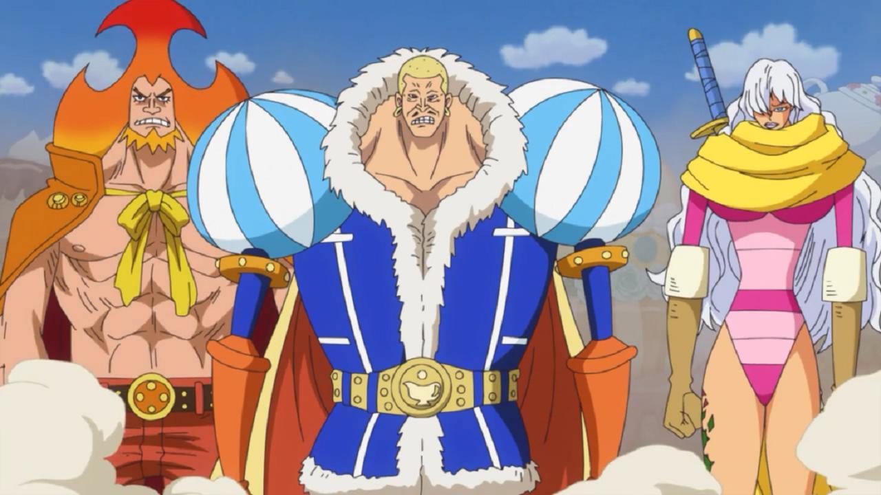 海贼王动画:夏洛特家族隐藏的美女出场看着年轻但比布蕾都大!