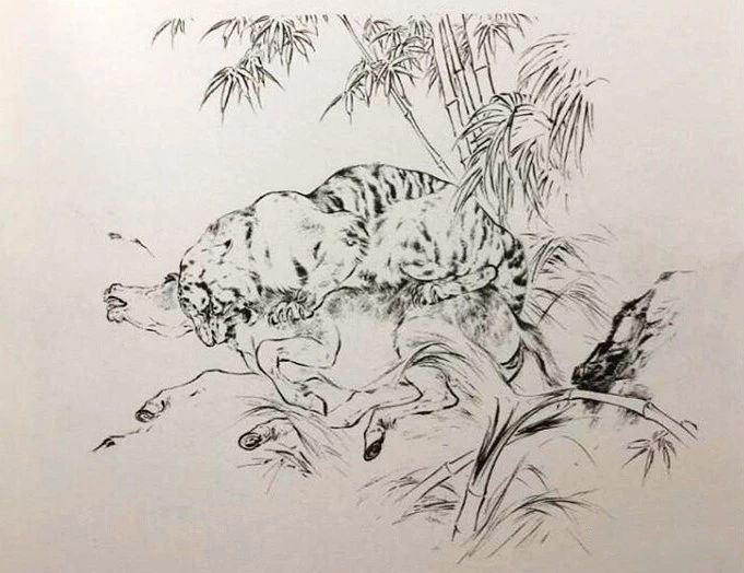 刘继卣《黔之驴》,1956年10月发表于《人民日报》