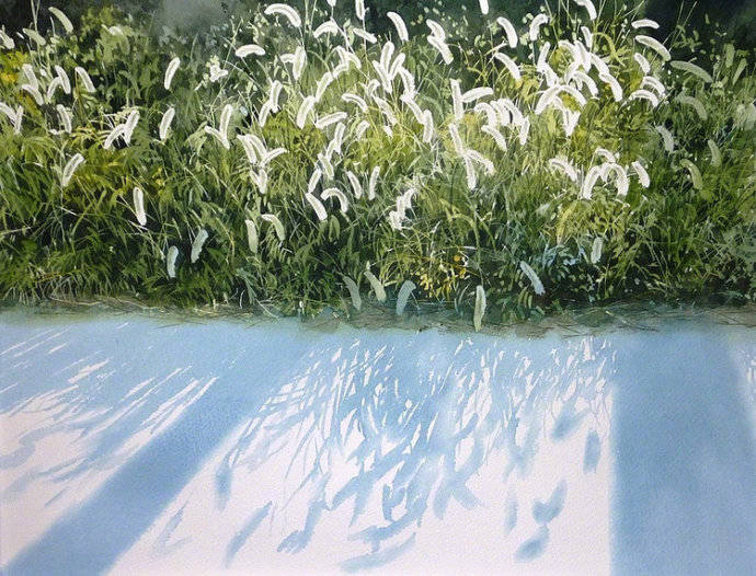 自然光影 | 日本水彩大师|阿部智幸