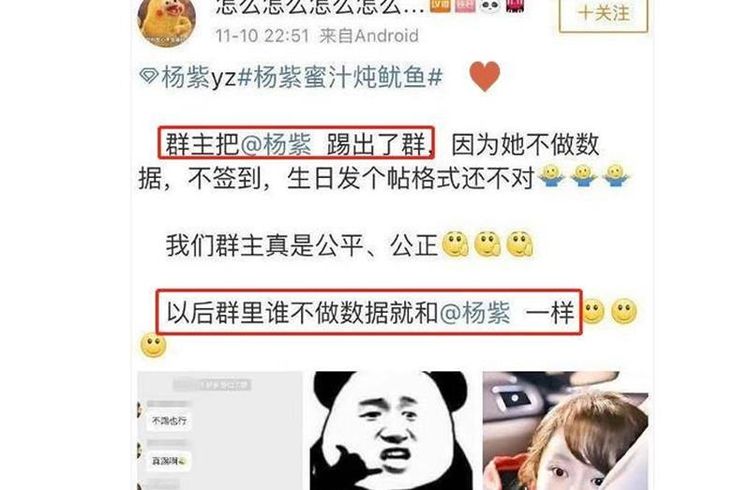 杨紫被踢出自己的粉丝群,原因让人笑喷,网友:这群主是个狠人!