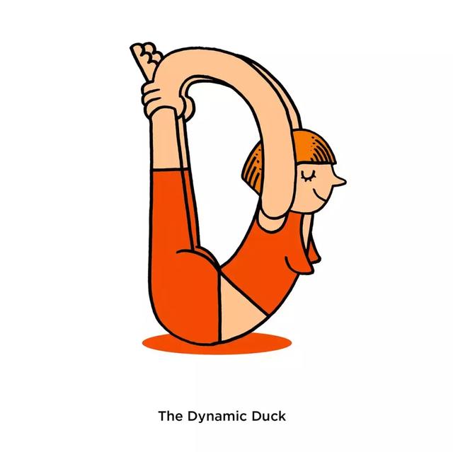 英文字母设计瑜伽风