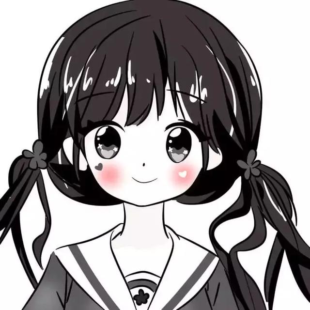 插画动漫二次元头像萌系女生头像
