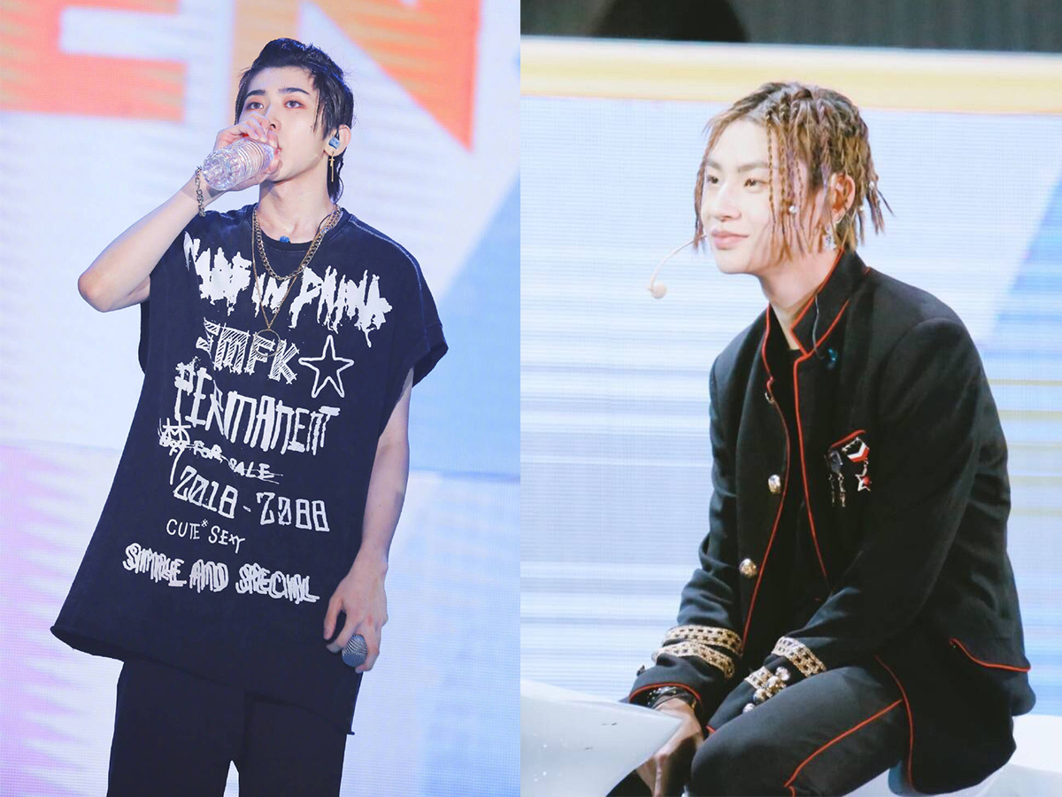 小鬼王琳凯的脏辫够帅了蔡徐坤更厉害梳马尾气场开挂