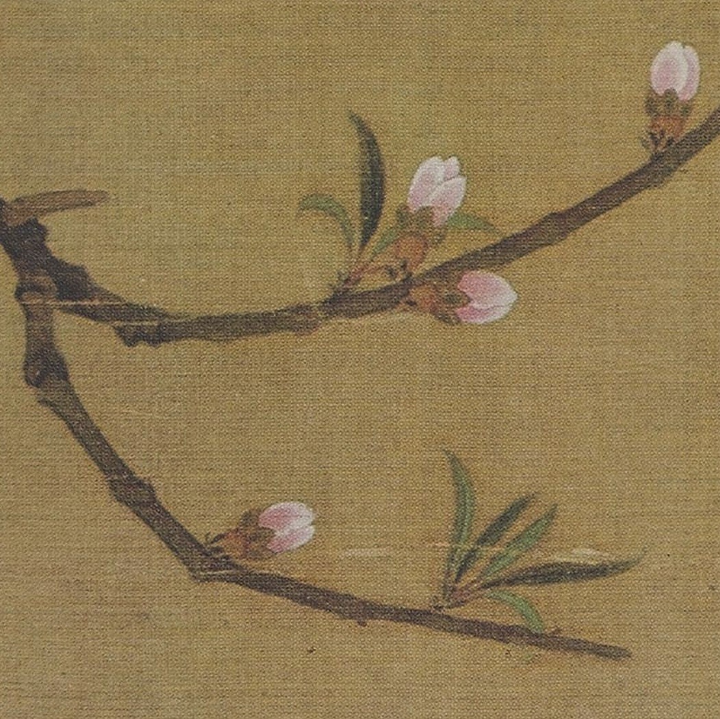 应一下景宋徽宗桃鸠图日本东京国立博物馆藏高清大图