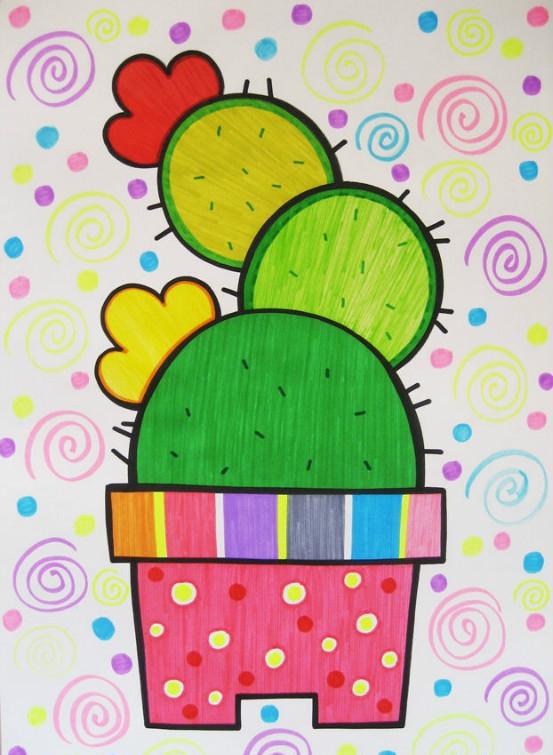 给宝贝学画画收藏的范本