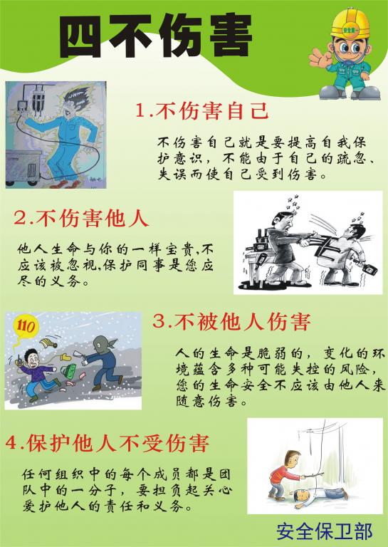 1,我不伤害自己.