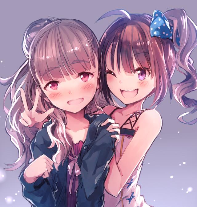 超可爱的二次元卡通闺蜜美图绝对有你喜欢的