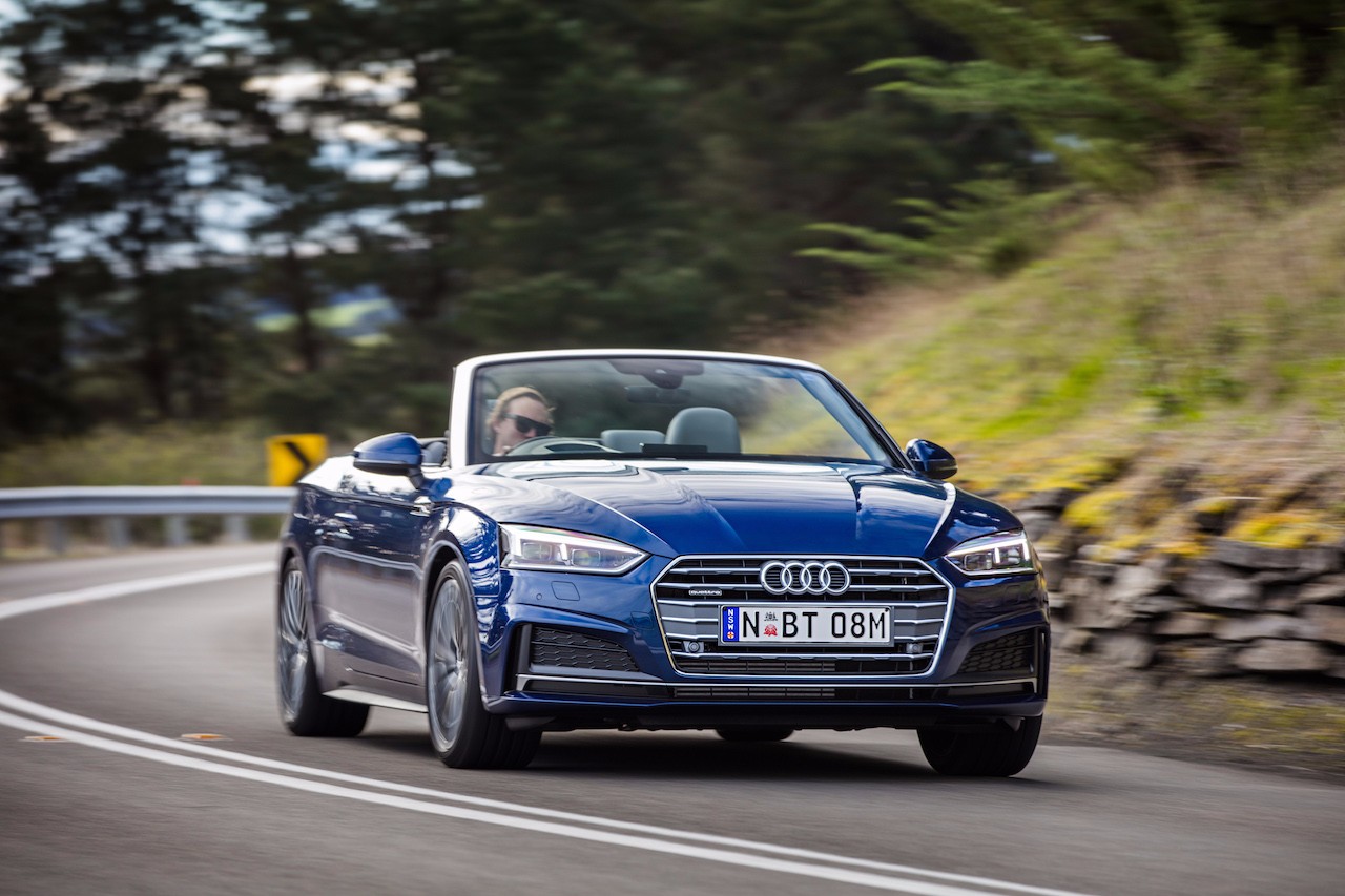 奥迪a5敞篷版曝光,颜值逆天