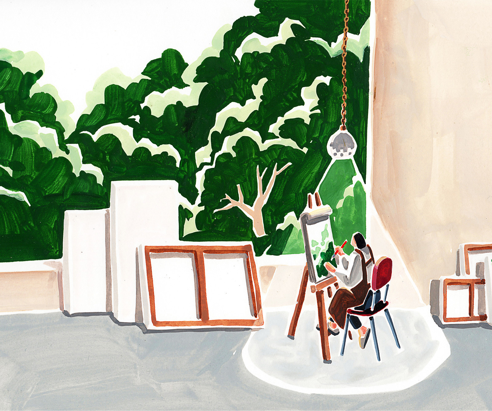 青葱色的清新季节来自画师jeongsuji