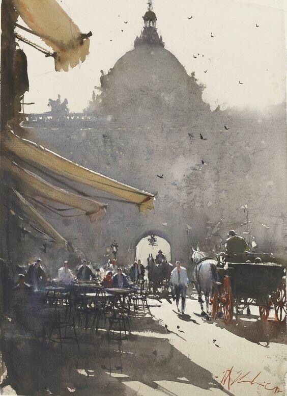 josephzbukvic城市水彩