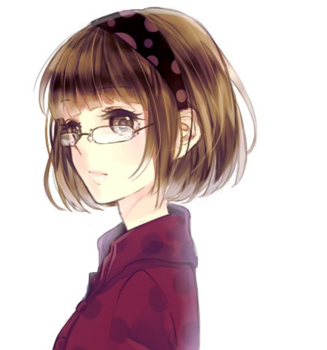 超可爱二次元动漫阳光灿烂自信满满的美少女