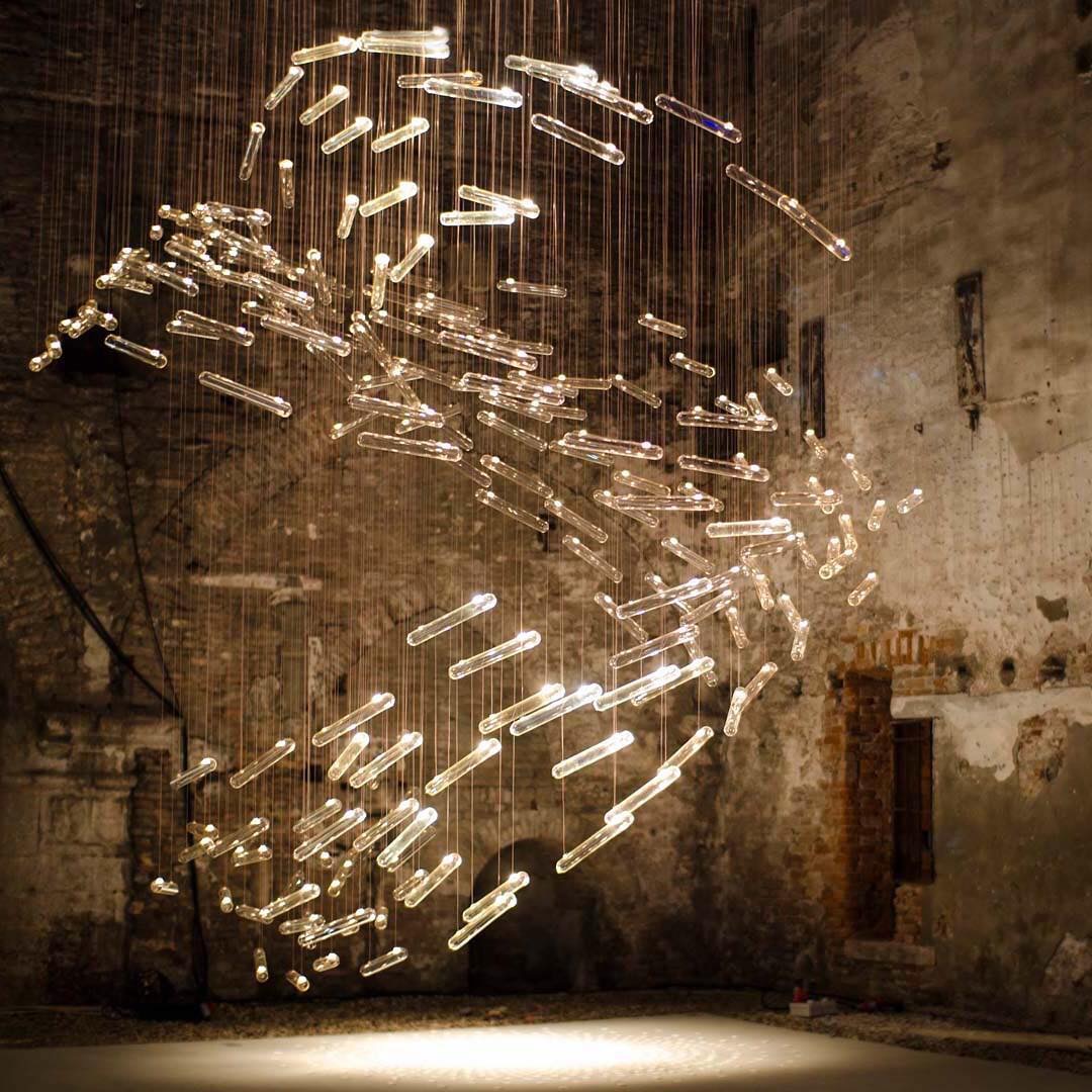 灯具装置艺术 | 喜欢把科学艺术与大自然链接起来的艺术家 studiodrif