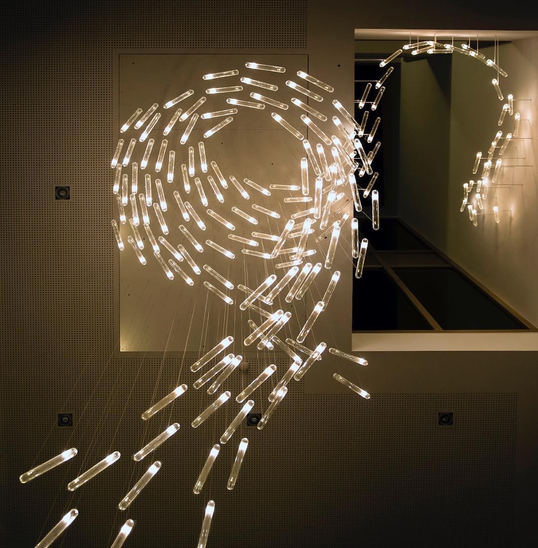 灯具装置艺术 | 喜欢把科学艺术与大自然链接起来的艺术家 studiodrif