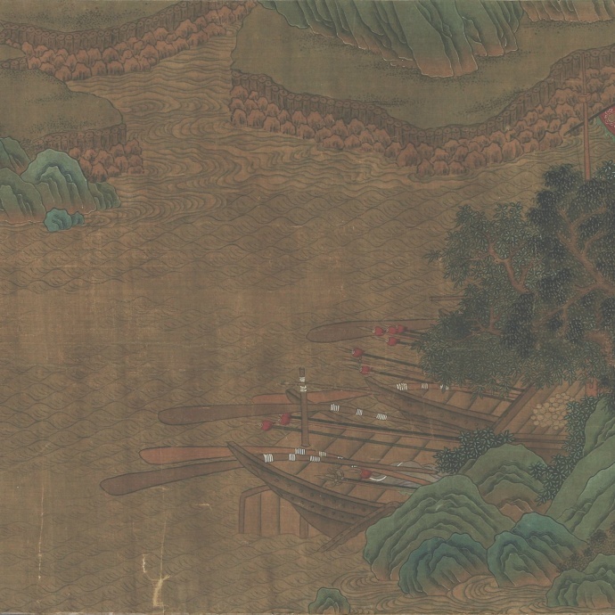 刘松年《渭水飞熊图》早稻田大学图书馆藏,高清大图