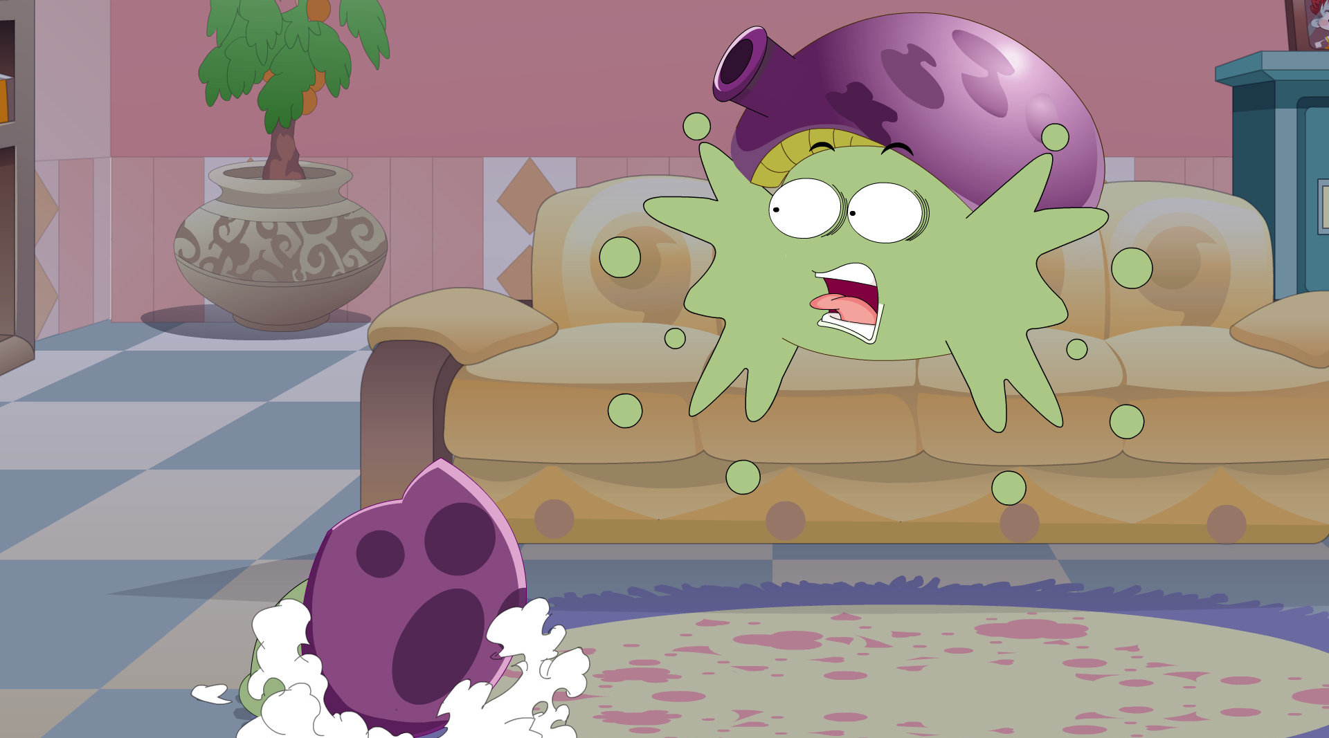 周末的早上,胆小菇的哭声吵醒了正在熟睡的大喷菇,胆小菇为什么会哭?