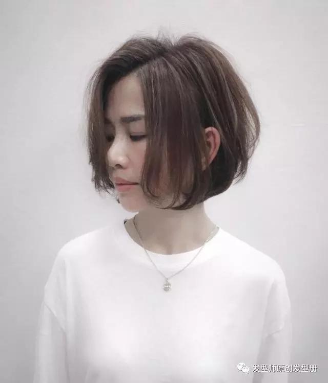妹子剪了这款短发,大脸瞬间显瘦!|短发|妹子|发型_新浪新闻