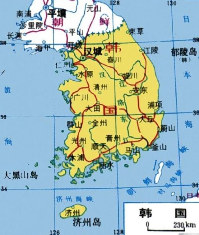 韩国说中国领土太大了图片
