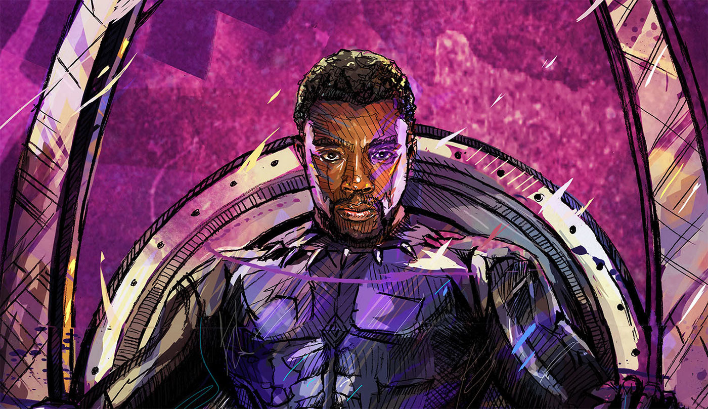 插画| 黑豹by-法国巴黎yann dalon