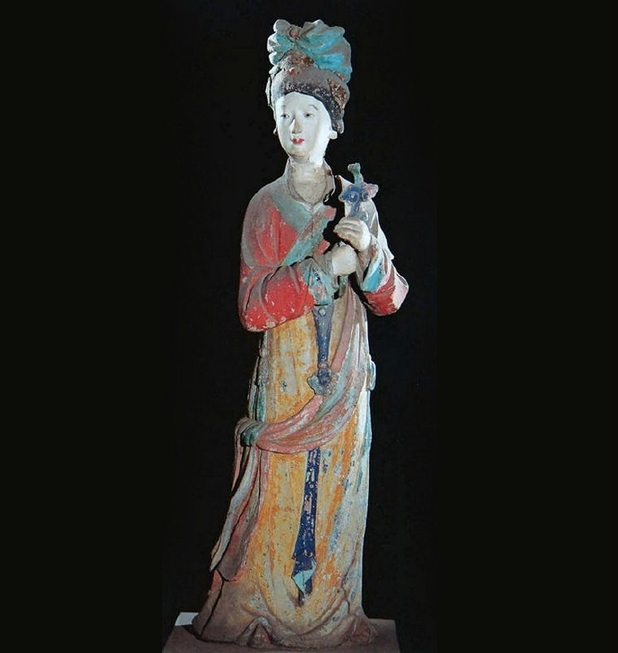 晋祠圣母殿侍女像