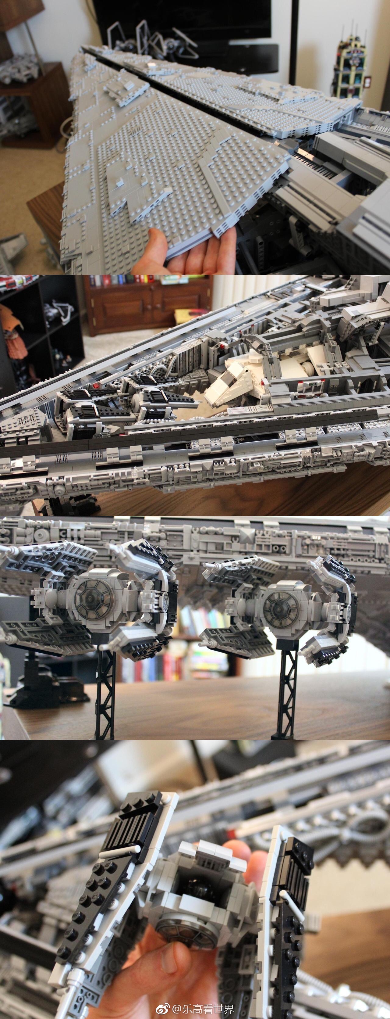 乐高星战系列中帝国歼星舰imperialstardestroyer是最受欢迎的