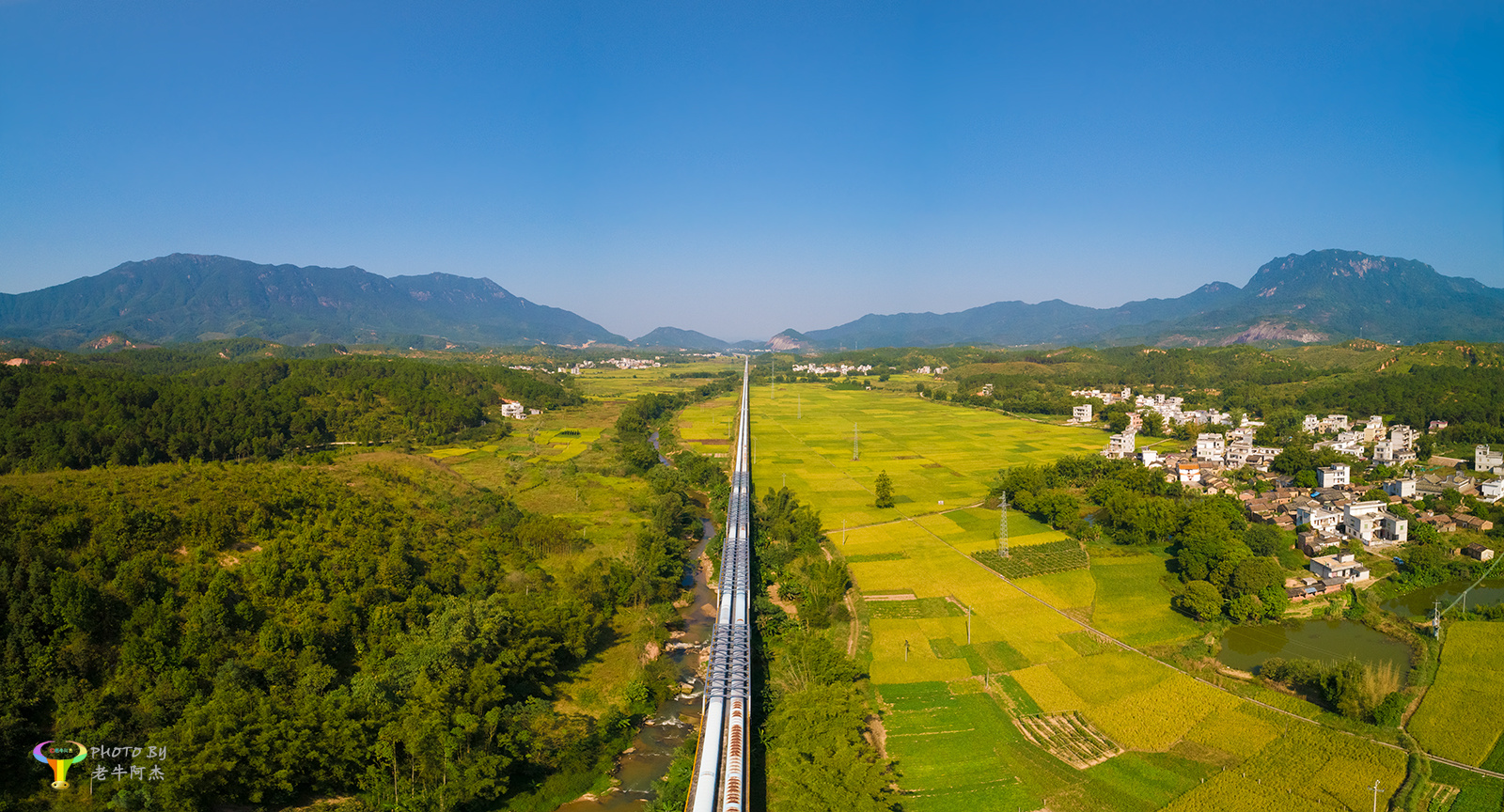 周日下乡拍摄肇庆封开杏花镇三联村下罗村的千顷稻田美景肇庆同城