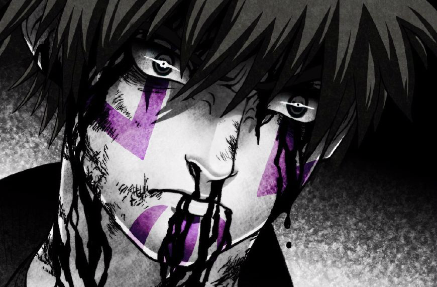 火影忍者凄惨风,黑白的质感更加强烈,越撼越虐心