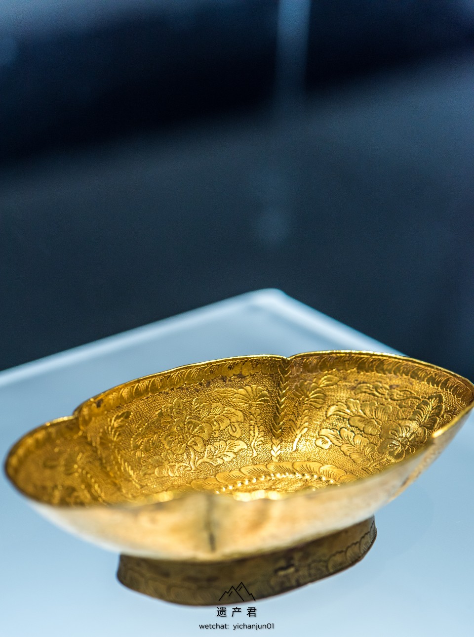 陕西历史博物馆藏· 唐代摩羯纹金长杯