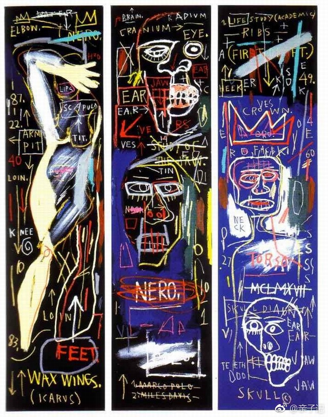 basquiat  i  美国让·米歇尔·巴斯奎特1960-1988@毕加索艺术奖