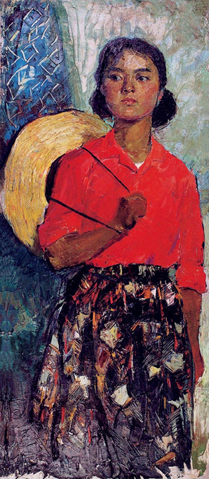 朱乃正油画作品金色的季节赏析