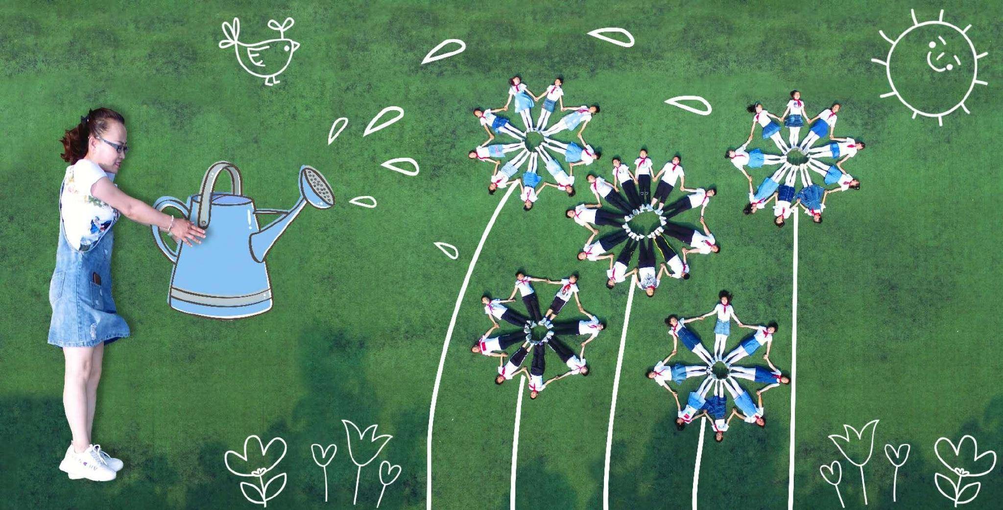 太原一小学的创意毕业照走红网络