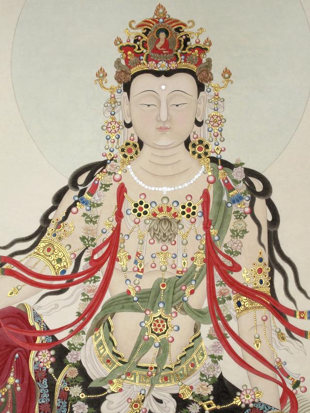 最美菩萨——"同绘水月观音活动"精品网展|纸本|绘画|马俊达_新浪新闻