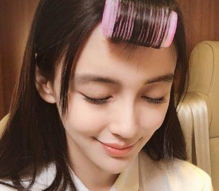 空气刘海怎么维持?女神angelababy公开私下整发诀窍
