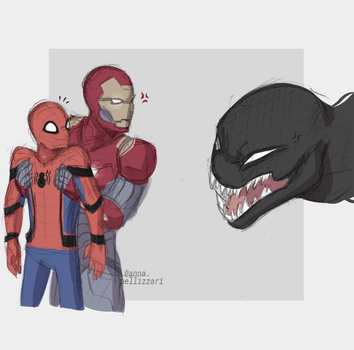 试图吓唬小蜘蛛的毒液没想到他有靠山