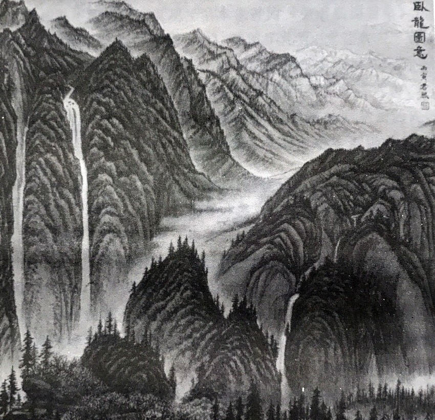 徐君熙国画:卧龙图意画家通过自己对生活的理解,寄情于山水,倾吐着