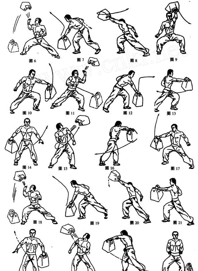 武当流通门石锁功图文详解!